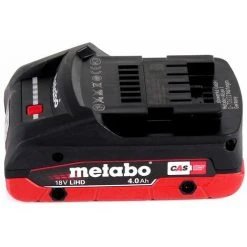 Metabo Basis Set: 2x Batteries LIHD 4,0Ah + Chargeur Double ASC 145 DUO -Metabo Soldes 68204427 2