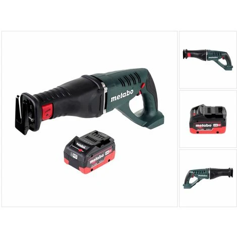 Metabo ASE 18 LTX Scie Sabre Sans Fil 18 V + 1x Batterie 5,5 Ah - Sans Chargeur 3 Metabo ASE 18 LTX Scie Sabre Sans Fil 18 V + 1x Batterie 5,5 Ah - Sans Chargeur