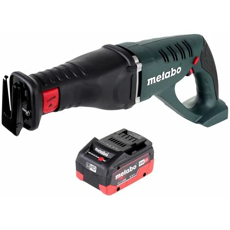 Metabo ASE 18 LTX Scie Sabre Sans Fil 18 V + 1x Batterie 5,5 Ah - Sans Chargeur 4 Metabo ASE 18 LTX Scie Sabre Sans Fil 18 V + 1x Batterie 5,5 Ah - Sans Chargeur – Image 2