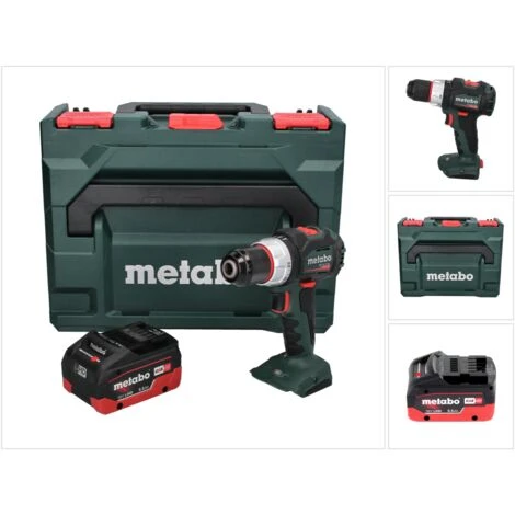 Metabo SB 18 LT BL Perceuse-visseuse à Percussion Sans Fil 75 Nm 18 V Brushless + 1x Batterie 5,5 Ah + Coffret MetaBOX - Sans Chargeur 3 Metabo SB 18 LT BL Perceuse-visseuse à Percussion Sans Fil 75 Nm 18 V Brushless + 1x Batterie 5,5 Ah + Coffret MetaBOX - Sans Chargeur