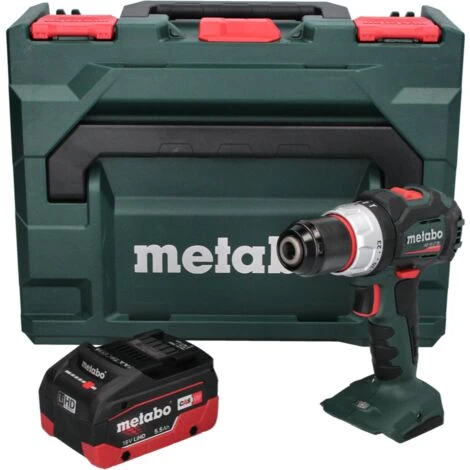 Metabo SB 18 LT BL Perceuse-visseuse à Percussion Sans Fil 75 Nm 18 V Brushless + 1x Batterie 5,5 Ah + Coffret MetaBOX - Sans Chargeur 4 Metabo SB 18 LT BL Perceuse-visseuse à Percussion Sans Fil 75 Nm 18 V Brushless + 1x Batterie 5,5 Ah + Coffret MetaBOX - Sans Chargeur – Image 2