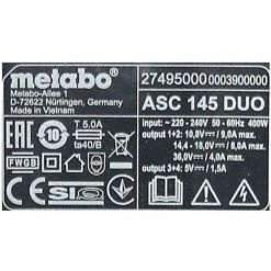 Metabo Set De Base: 2x Batteries LIHD 5,5Ah + Chargeur Double ASC 145 DUO -Metabo Soldes 68543933 4
