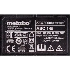Metabo Set De Base 18V: 2x Batteries LiHD 8,0Ah + Chargeur ASC 145 (627378000) (625369000) 11 Metabo Set De Base 18V: 2x Batteries LiHD 8,0Ah + Chargeur ASC 145 (627378000) (625369000) -Metabo Soldes 68957088 5