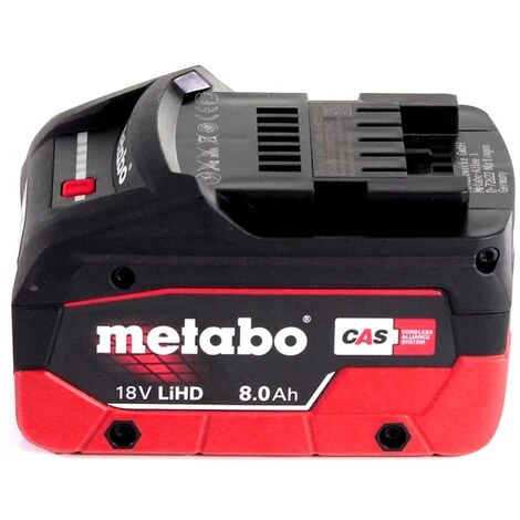 Metabo Set De Base 18V : 1x Batterie 8,0Ah LiHD + Chargeur ASC 145 (625369000) (627378000) 5 Metabo Set De Base 18V : 1x Batterie 8,0Ah LiHD + Chargeur ASC 145 (625369000) (627378000) â Image 3
