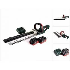 Metabo AHS 18-55 V Taille-haie Sans Fil 18V - 53cm + 2x Batteries 8,0Ah + Chargeur