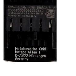 Metabo 2x Batterie 8,0 Ah 18V LiHD + Chargeur Metabo ASC 145 (627378000) (625369000) 8 Metabo 2x Batterie 8,0 Ah 18V LiHD + Chargeur Metabo ASC 145 (627378000) (625369000) -Metabo Soldes 68957094 2