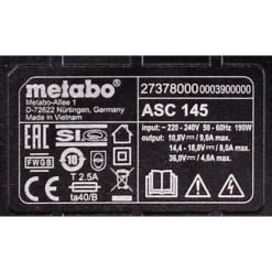 Metabo 2x Batterie 8,0 Ah 18V LiHD + Chargeur Metabo ASC 145 (627378000) (625369000) 11 Metabo 2x Batterie 8,0 Ah 18V LiHD + Chargeur Metabo ASC 145 (627378000) (625369000) -Metabo Soldes 68957094 5