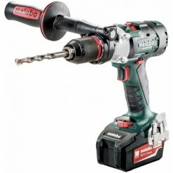 Metabo Perceuse à Percussion Sans Fil à 3 Vitesses SB 18 LTX-3 BL I, Coffret, 18V 2x5.2Ah Li-Ion + ASC 55 - 602356650