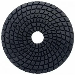 Metabo 5 Disques à Polir Auto-agrippants Diamantés, Ø 100 Mm, Buff Black, Pour Application Sous Eau - 626146000