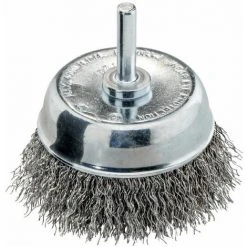 Metabo Brosse Boisseau 50x0,3 Mm/ 6 Mm, Fil Métallique Ondulé, Queue De 6 Mm - 626790000