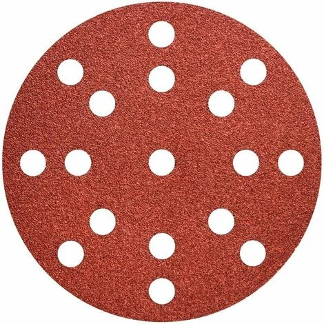 Metabo 50 Feuilles Abrasives Auto-agrippantes 125 Mm, P40, Bois + Métal, « Multihole » - 626848000 3 Metabo 50 Feuilles Abrasives Auto-agrippantes 125 Mm, P40, Bois + Métal, « Multihole » - 626848000